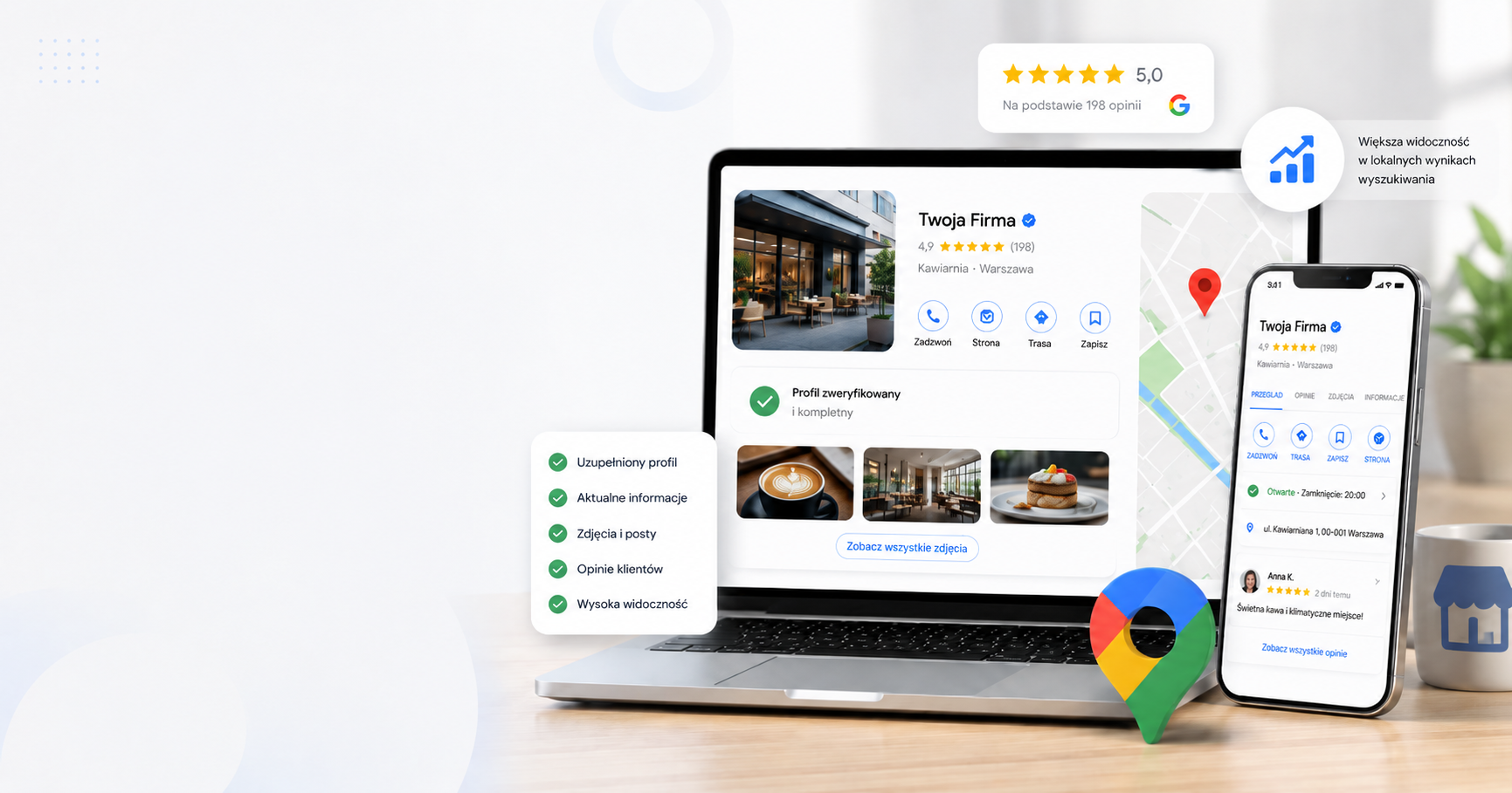 Jak prowadzić wizytówkę Google Moja Firma. Pełny przewodnik